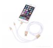 3in 1 USB kabel se třemi koncovkami Micro USB, USB-C a Lightning konektor
