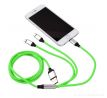 3in 1 USB kabel, se třemi koncovkami