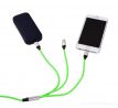 3in 1 USB kabel, se třemi koncovkami