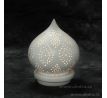 22 cm velký svícen s vyřezávaným stínidlem BALI CERAMICS