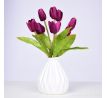 Kytice TULIPÁNŮ tmavě fialové, výška cca 31 cm