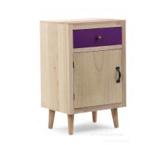 Komoda nebo noční stolek ELEGANT s 1 šupletem a dvířky, ELEGANT s 1 šupletem a dvířky