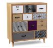 Komoda/skříň ELEGANT, s 11 šuplaty