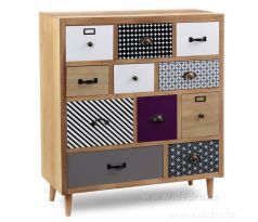 Komoda/skříň ELEGANT, s 11 šuplaty