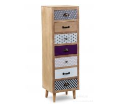 Komoda ELEGANT, se 7 šuplaty