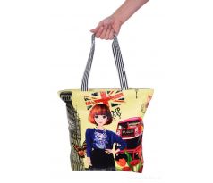 London bus&lady