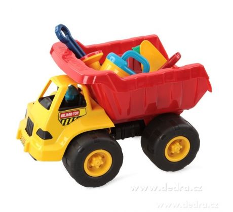 Velké nákladní auto, 7dílná sada na písek
