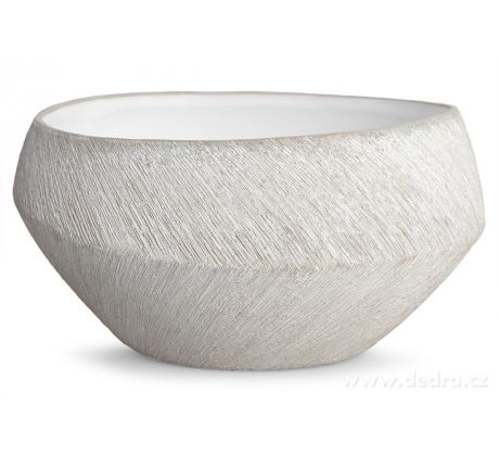 XL Keramická mísa přírodní 26 cm, STONE