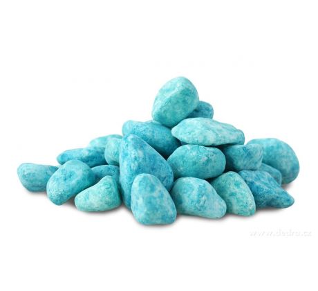 Dekorativní kameny, světle modré, 500g