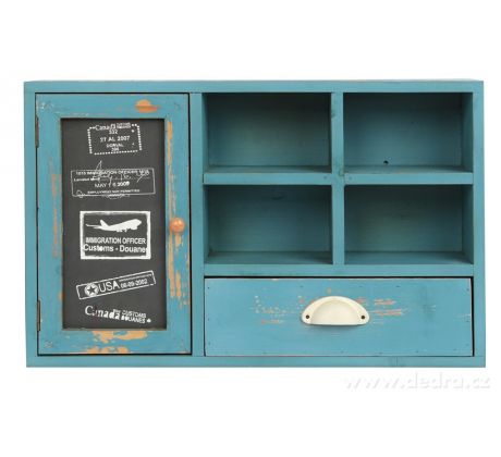 modrá patina