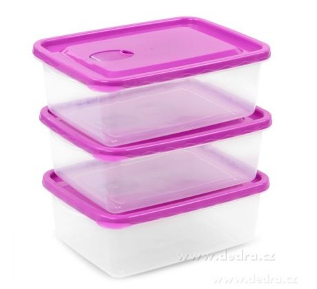 3 ks ventildóza, fialové, objem 2 l