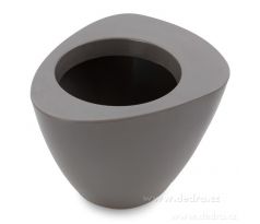 Originální květináč, antracitový