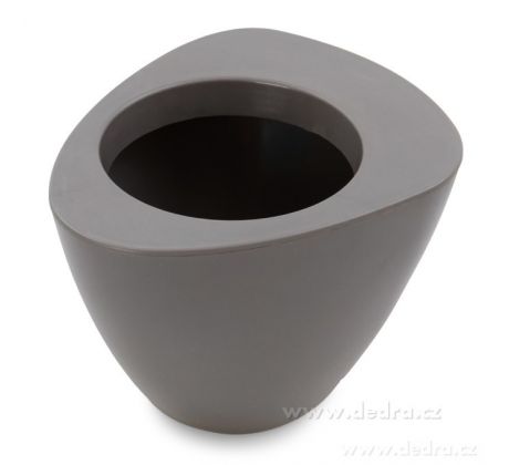 Originální květináč, antracitový