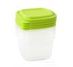4ks sada potravinových boxů, 2x 1200ml,2x 1600ml