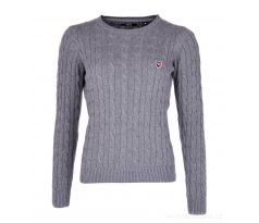 Dámský bavlněný svetr COTTON CHARMANTÉ, šedá melange