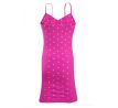 SALEENA pink, ramínkové mini šaty