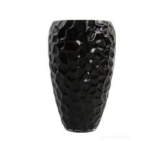 Vysoká skleněná váza 23 cm, černá