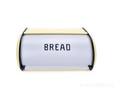 Kovový chlebník BREAD, vanilkový