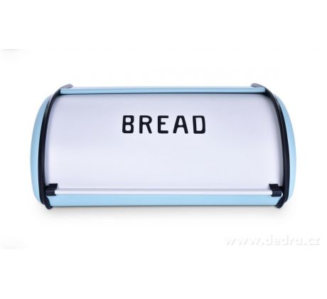 Kovový chlebník BREAD, tyrkysový