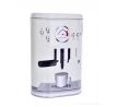 1100 ml kovová oválná dóza s víkem, PRESSO COFFEE