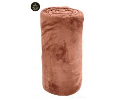 XXL ROYAL LAGOON VELVET PŘEHOZ, karamelový