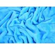 XXL přehoz ROYAL LAGOON VELVET blankytně modrý