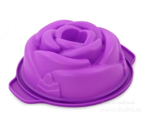 Růže, silikonová forma na bábovku