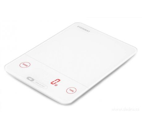 Přesná kuchyňská váha s dotykovým displejem, přesnost na 1g, do 5kg, SYSTEMAT