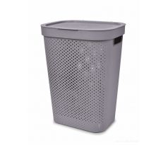 57,5 cm úložný koš s vyklápěcím víkem WASH STATION