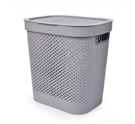 45 cm úložný koš s vyklápěcím víkem WASH STATION