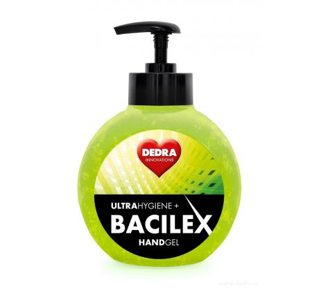 Čisticí gel na ruce, 65 % alkoholu, ovocná vůně, 500ml, BACILEX® ultraHYGIENE+