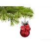6 cm, sada 3 ks koulí s dekorativní látkou