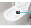 Silikonová kulatá "doživotní" WC štětka, snadno omyvatelná, GoEco®