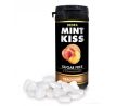 Sada 12 ks mátové osvěžující pastilky bez cukru MINT KISS, peach mint