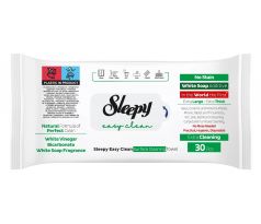 Vlhčené obrúsky Sleepy Easy Clean White Soap na rôzne povrchy 30 kusov