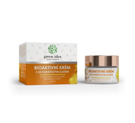 Green idea Bioaktivní krém s 24 karátovým zlatem