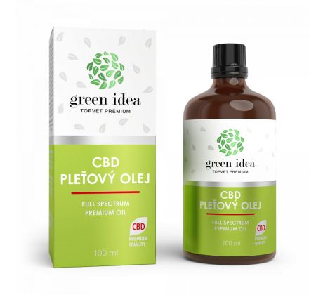 Green idea CBD pleťový olej