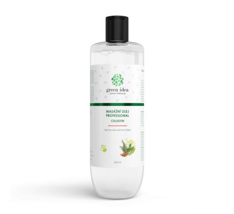 Green idea Celustin - masážní olej 500 ml