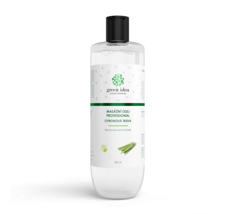 Green idea Citronová tráva masážní olej
