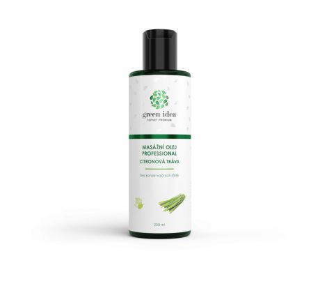 Green idea Citronová tráva masážní olej