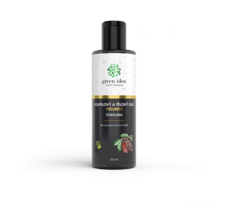 Green idea Čokoláda - koupelový a tělový olej