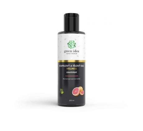 Green idea Grapefruit - koupelový a tělový olej