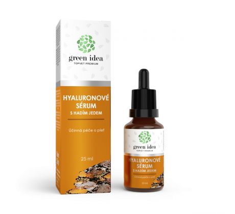 Green idea Hyaluronové sérum s hadím jedem