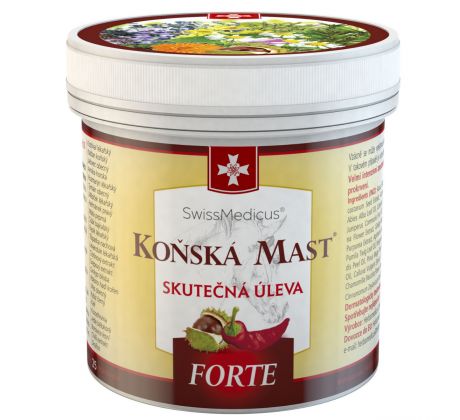 Herbamedicus GmbH Koňská mast forte hřejivá