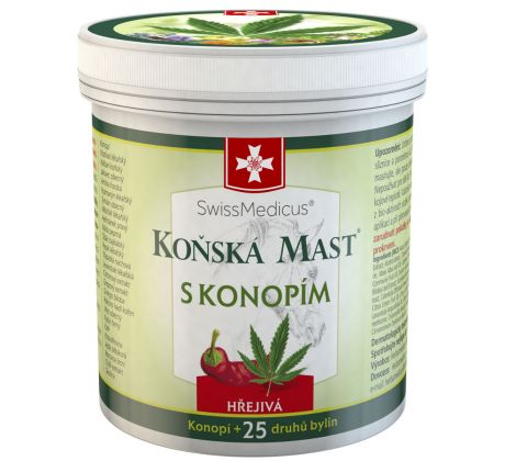 Herbamedicus GmbH Koňská mast s konopím hřejivá