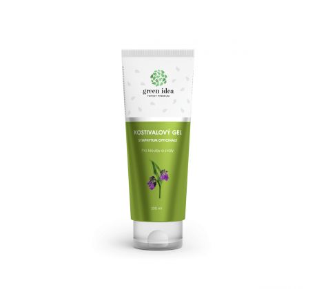 Green idea Kostivalový masážní gel v tubě