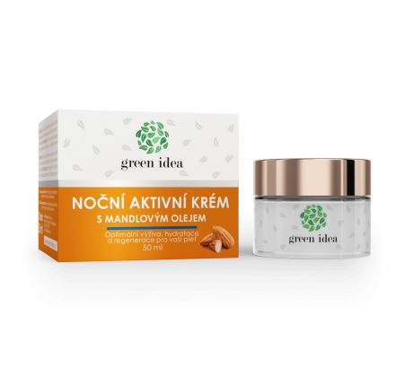 Green idea Noční aktivní krém s mandlovým olejem