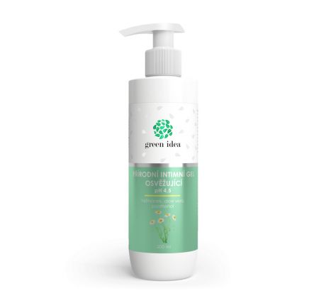 Green idea Přírodní intimní gel - osvěžující