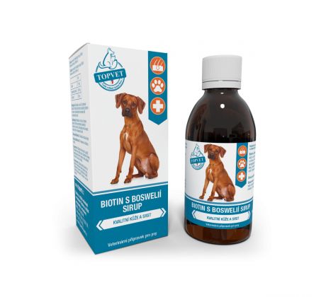 Green idea Sirup Biotin s boswelií pro psy