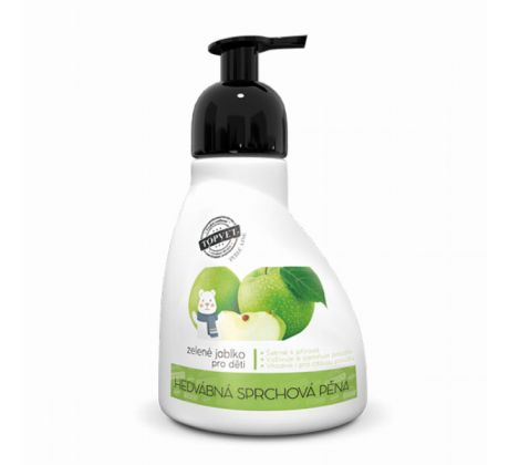 Green idea Sprchová pěna - zelené jablko - vhodné pro děti